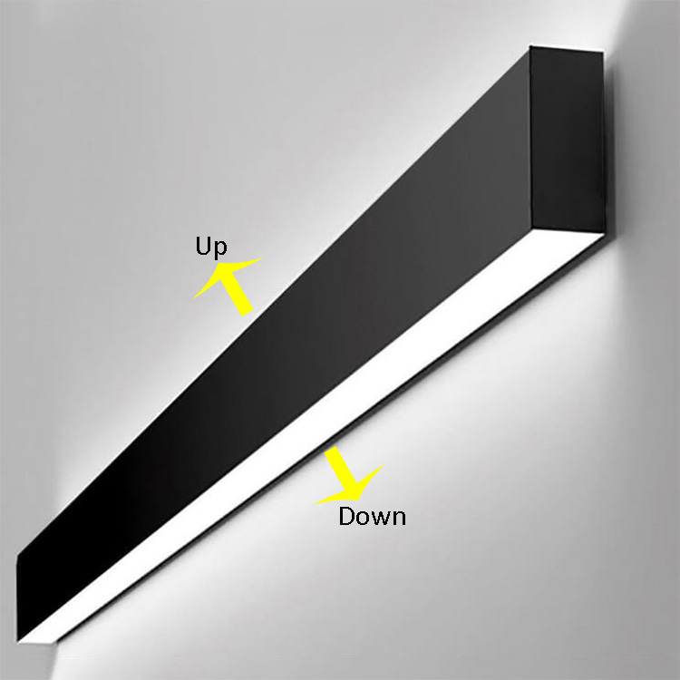 69145 LED lineal de luz de pared de 4 pies hacia arriba y hacia abajo --IP20