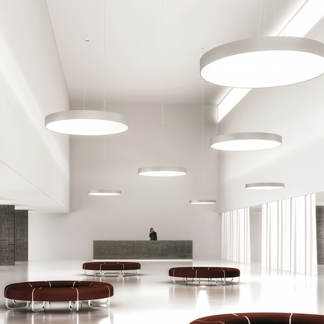 Iluminación circular de aluminio sólida de primera calidad de 4000 K