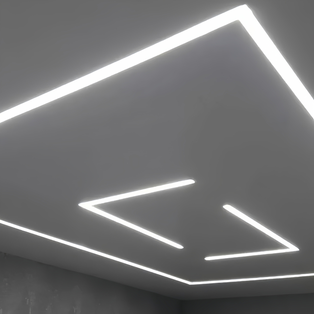 Luz de garaje LED rectangular sin marco - Blanco frío