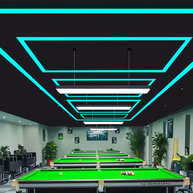 Luz LED rectangular para piscina de billar RGB